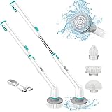 Upgraded Elektrische Reinigungsbürste Badzimmer/Fliesen, 350RPM Spin Scrubber...