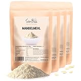 SlimBack - Mandelmehl entölt - Frische optimierter 4er-Pack, 800g, Keto & glutenfrei,...