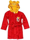 Daniel Tiger Bademantel mit Kapuze, Fleece, mit Ohren - Rot - 5 Jahre