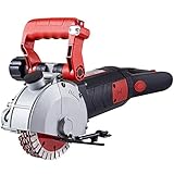 VEVOR Mauernutfräse, 4800 W Schlitzmaschine mit Laserführung 6500 U/min, max. Nuttiefe...