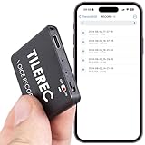 64GB Mini Aufnahmegerät - 1145 Stunden - Nur 5 mm Dünn - Stimmenaktivierung...