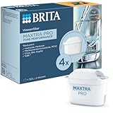 BRITA Wasserfilterkartusche MAXTRA PRO Pure Performance (All-in-1) 4er-Pack – Original...