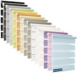 TEXMAXX® Doppelrollo Klemmfix ohne Bohren - 40 x 100cm (Stoffbreite 36 cm) in...