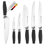 GROSSMAN® Set 6 st. VN - VERBENA | Kochmesser| Tranchiermesser| Santoku Messer |...