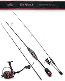 Paradox Fishing Ul-Ruten Set I Trout Series X I 1,85m Wg. 1,2g-4g mit 1000 Rolle I Spoon...
