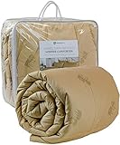 HealthyLine Luxus Winter Natürliche Kamel Bio Wolle Schmusetuch Extra Gewicht 450 gm²...