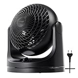 Iris Ohyama Woozoo, 23m², Ventilator, Schwarz, 3 Geschwindigkeiten,...