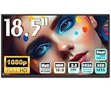 Bimawen Tragbarer Monitor 18,5 Zoll,1920x1080100% sRGB HDR FHD FreeSync, Dual HDMI USB...