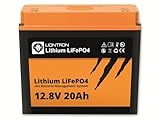 LIONTRON LiFePO4 12,8V 20Ah LX; 256Wh;  3000 Zyklen bei 90% Entladungstiefe...