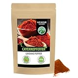 Cayenne Pfeffer gemahlen (500g), Cayennepfefferpulver, 100% natürlich, sehr scharf,...