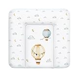 Ceba Baby® weiche Wickelauflage 75x72 cm - Baby Wickelunterlage - Wickeltischauflage für...