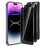 [3 Stück] Sichtschutz Kompatibel mit iPhone 14 Pro Max Schutzglas 6,7', Anty-Spy Folie...