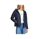Tommy Hilfiger Damen Daunenjacke Heritage LW Down Jacket Leicht, Blau (Desert Sky), L