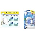 Febreze 3Volution Duftstecker (80 ml) Reine Frische, Starterset & Bad Lufterfrischer (1...