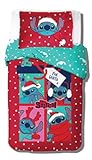 Carbotex LILO & Stitch Wendebettwäsche Set für Kinder, Jugendliche und Erwachsene...