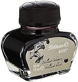 Pelikan 301051 Tintenglas Billant Tinte 4001, 30 ml, 1 Stück, schwarz