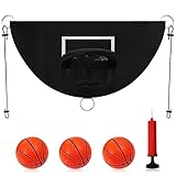 TOYMIS Trampolin Basketballkorb, Abreißrand zum Eintauchen TrampolinBasketballaufsatz mit...