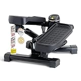 SportPlus 2-in-1 Mini-Stepper mit patentierter Umschalttechnik, Swing-Stepper...