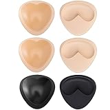 Pisol 3 Paar BH Pads Selbstklebende, Einsätze Abnehmbare Push Up Pads...