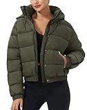 Pioneer Camp Damen Winterjacke Puffer 3/4 Jack Mitteldick Cropped Jacket Kurz...