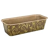 Städter 903722 Einweg Kastenformen Maxi braun, Pappe, mehrfarbig, 23 x 11 x 8 cm,...