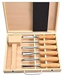 SdaryWare Holzmeißel-Werkzeugsatz, 7-teilig, Holzmeißel-Set für die Holzbearbeitung mit...