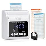 Tera Elektronisches Rechnende Stempeluhr mit 100 Stück Angestellte Stechuhr...