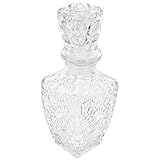 CONGARTENO Transparente Dickwandige Glas flasche Dekorativer Whiskey dekanter Elegante...