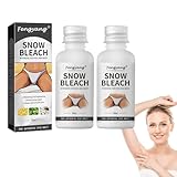 Fengyang 2Pcs Hautaufhellungscreme für Achselhöhlen Bleichcreme Für Den...