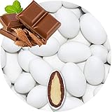 EinsSein 0,5kg Schokomandeln Milchschoko weiss matt Hochzeitsmandeln Mandeln...