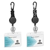 Meekye 1/2/3 PC Ausweishalter mit Kartenhalter, Ausweishülle Ausweisjojo...