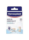 Hansaplast Aqua Protect Pflaster (20 Strips), wasserfeste Wundpflaster mit extra starker...
