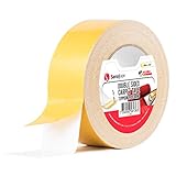 Original Teppichband 50mm x 25m | Doppelseitiges Verlegeband Klebeband für...