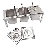 Edelstahl-Organizer-Ständer, Dellenbeständiger, geneigter Halter für die...