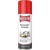BALLISTOL PTFE Trockenschmierung Spray 200ml – Dauerhafte Trocken-Schmierung...