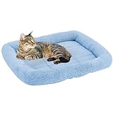 ping bu Plüsch-Katzenbett, mittelgroß, Fleece, Haustierkissen, Lammwolle, weich,...