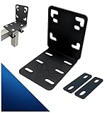 Balkonfächerhalter Adapter für Balkongeländer Eckig Balkonfächer bis...