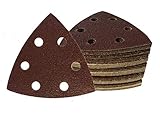 Delta-Schleifdreiecke │50 Stück │ 6-Loch │ 93 x 93 x 93 mm │ Korn 40│...