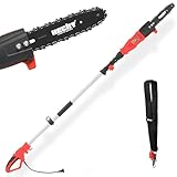 HECHT Elektro-Hochentaster 971 W Ast-Kettensäge Profi-Astsäge Teleskop Motorsäge inkl....