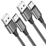 RAVIAD USB C Kabel [2Pack 2M] 3.1A Ladekabel USB C Schnellladekabel Nylon USB C Ladekabel...
