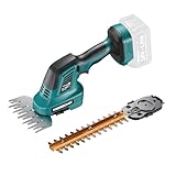 KIESBOHR Akku-Heckenschere Kompatibel mit Makita 18V Akkus, 2 IN 1 Grasschere...