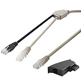 BestPlug DSL LAN Netzwerk Kabel Adapter Verteiler Splitter Weiche Kabel mit...