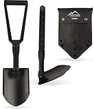 EXTRA STABIL - BW Klappspaten mit Tasche, Bundeswehr/US Army Militär...