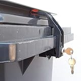 CTS Mülltonnenverschluss Mülltonnenschloss 60 bis 240 Liter mit...