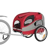 Fiximaster Fahrradanhänger für Hunde, Faltbarer Hundeanhänger mit...