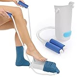 Kekoy Strumpfanziehhilfe, Verbesserte U-förmige Anziehhilfe für Socken und Strümpfe,...