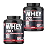 Prosport WHEY PRO Iced Coffee 2x 2350g – Whey Protein Pulver mit CFM Whey Isolat & UF...