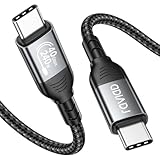 RAVIAD Zertifiziert USB4 Kabel Mit Thunderbolt 4 1M, 40Gbps Datenkabel, PD3.1...
