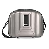 REDOLZ Hartschalen Handgepäck Kosmetik-Koffer | Stabiles Beauty-Case mit Aufsteckfunktion...