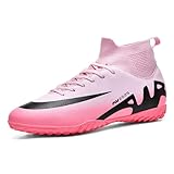 WEJIESS Herren Fußballschuhe High Top Spikes Jugend Outdoor-Training...